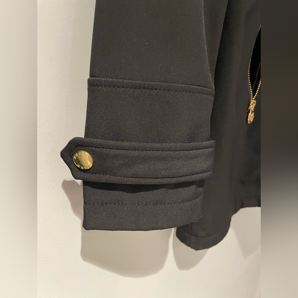 Michael Kors Black Small Wool Blend Coat - Picture 5 of 7